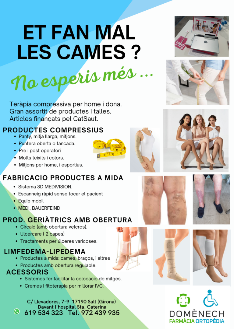 flyer compressius ortopèdia domènech